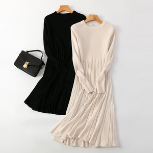 Nouvelle arrivée Automne <span class=keywords><strong>Chic</strong></span> <span class=keywords><strong>Robe</strong></span> longue en tricot pour femmes <span class=keywords><strong>Robe</strong></span> maxi en tricot <span class=keywords><strong>Robe</strong></span> trapèze côtelée épaisse <span class=keywords><strong>Pull</strong></span> <span class=keywords><strong>de</strong></span> <span class=keywords><strong>Noël</strong></span> Robes <span class=keywords><strong>de</strong></span> fête - Product Image 2