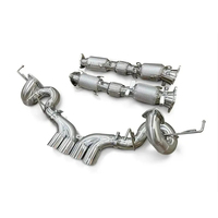 Knalpot Catback SS304 Kustom untuk Acura NSX 3.5T 2016-2022  Pipa Knalpot Full Set Performa Tinggi
