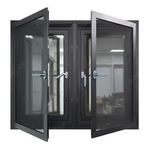 Sliding Window/casement Others on Sale Trend Double-layered Glass Design Aluminum Simple Windows Windows and Doors Indoor Swing