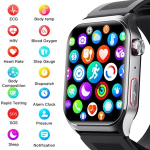 Smartwatch F520 con Pompa d'Aria, Misurazione <span class=keywords><strong>Pressione</strong></span> Sanguigna, ECG, HRV, Allarme Caduta, Temperatura Corporea, Modalità Multi-Sport, Tracker Fitness - Product Image 5
