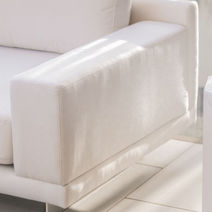 Canapé modulaire moderne de grande taille, sections d'angle droite, revêtement en tissu, 3 pièces, canapé sectionnel avec chaise longue pour salon, hôtel - Product Image 5