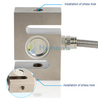 Cellule de charge à faisceau S Type S 1t 2t 3t 5t Tension de compression Capteur de poids Protection IP65 150% Surcharge de sécurité
