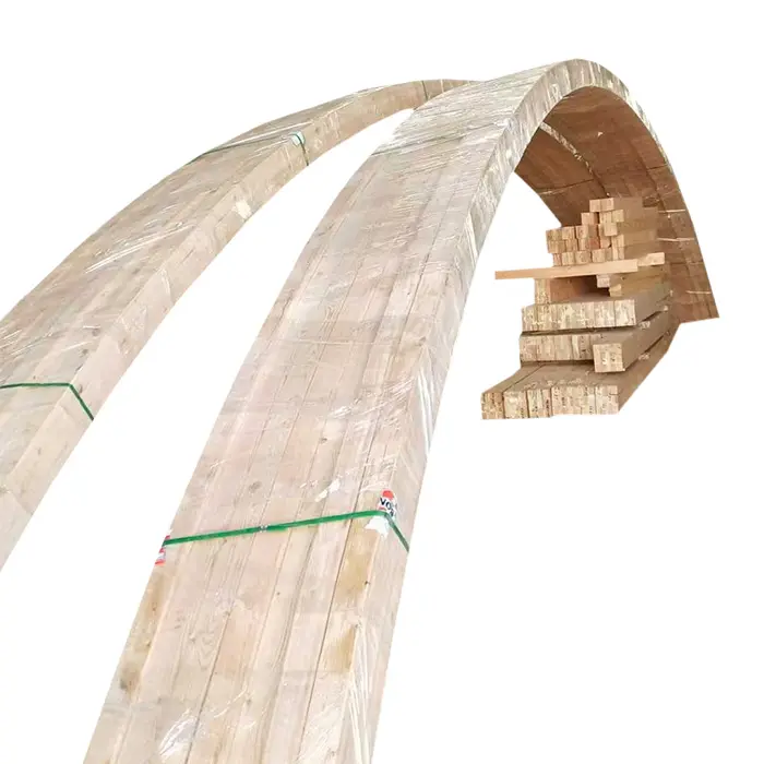 Sale Log Cabin Pine Wood Glulam Beams Laminated Slarge Outdoor Wood Structure