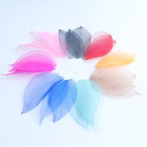 Feuilles séchées pressées style Ins, matériau gaufré pour DIY, feuillage coloré naturellement teint, créatif pour la fête des Mères - Product Image 6