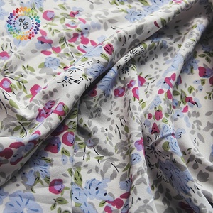 Custom Design Floreale Amento Modello Stampato A Quattro Vie Tessuto Elasticizzato - Product Image 4