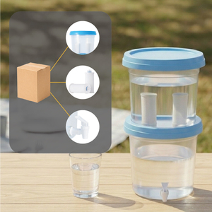Purificateur d'eau <span class=keywords><strong>portable</strong></span> à gravité de 3,7 gallons pour l'extérieur et la maison, système de purification manuel avec filtre en céramique - Product Image 5