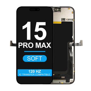 Pantalla LCD OLED Suave al por Mayor para iPhone 15 Pro Max, Pantallas LCD de Repuesto, 120Hz de Alta Frecuencia de Actualización, Pantalla Táctil de Color Real - Product Image 2
