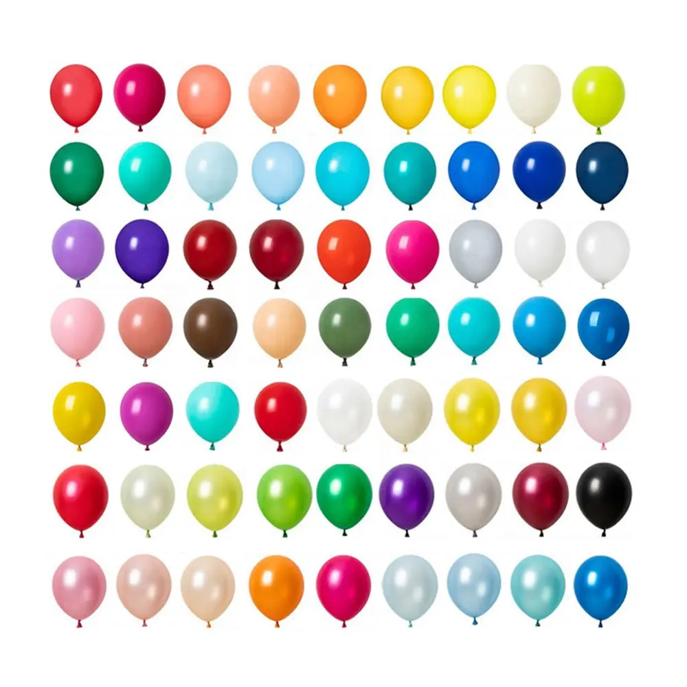 도매 고품질 파티 장식 매트 진주 레트로 컬러 Ballon 헬륨 생분해 성 라텍스 두꺼운 12 인치 3.2g 풍선