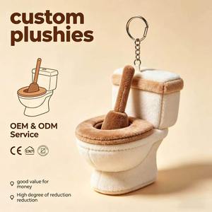 Llavero de Peluche Personalizado OEM Marca <span class=keywords><strong>TKT</strong></span> con Certificación CE, Mini Peluche Suave y Divertido, Regalo para el Día a Día - Product Image 1