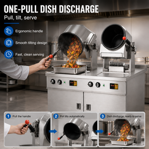 Máquina de Cocina Automática Inteligente de Alta Eficiencia con Doble Cabezal y Rotación, Tipo Gabinete, para Cocina Comercial - Product Image 4