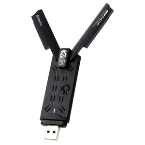 ดองเกิลไวไฟ 6E USB 3.0 รุ่น 5400M การ์ดเชื่อมต่อเครือข่าย AX5400 2.4GHz 5GHz 6GHz ไตรแบนด์ ไม่ต้องติดตั้งไดรเวอร์ อะแดปเตอร์<span class=keywords><strong>ไวไฟ</strong></span> USB สำหรับพีซี - Product Image 4