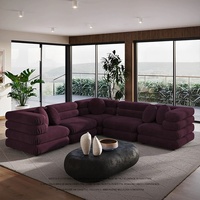 Ensemble de canapé sectionnel modulaire de luxe italien haut de gamme pour salon chaise de canapé de salon de meubles modernes