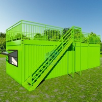 Architecture éco-durable de haute qualité conception de pont spacieux solution de maison de conteneur en acier pour appartements maisons de bureaux à domicile