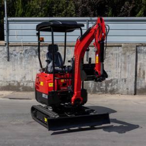 Hightop Factory levert hydraulische rupsmini-graafmachines HT18 1,8 ton, kleinste machines, micro mini rupsgraafmachine uit China. - Product Image 4