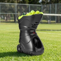 Machine de service de tennis portable à vitesse réglable, hauteur flexible, structure interne anti-usure, pour entraînement de frappe débutant 150