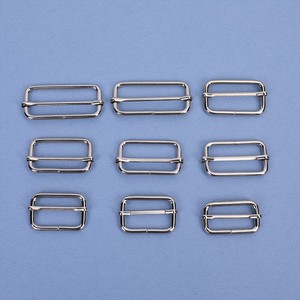 Hebilla deslizante metálica Qixin para bolsos, herraje duradero, hebilla de ajuste, componente central para correas - Product Image 1