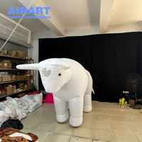 Costume de taureau gonflable de couleur personnalisée pour activité de ferme, accessoire de champ