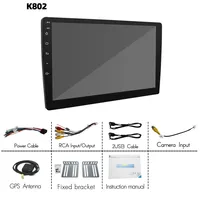 Reproductor MP5 Universal para Coche con Pantalla de 7/9/10 Pulgadas, Android, con Cámara de Visión Trasera y Navegador GPS