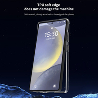 Étui de téléphone transparent hybride TPU+PC antichoc pour Samsung Galaxy S26 Ultra/S25 Ultra S24 Ultra S23 Ultra