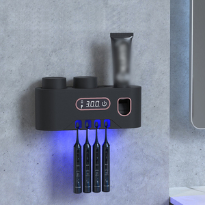 Bulk Wholesale Automatic Toothpaste Dispenser 5 Mins Dry <strong>Toothbrush</strong> <strong>Head</strong> <strong>Toothbrush</strong> <strong>Holder</strong> Electric - Product Image 1
