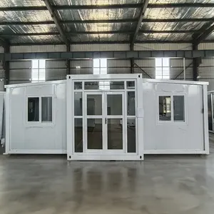 Easily Assembled Insulated Prefab Folding 3 In 1 Expandable Container Homes Building Prefabricated House With Toilet