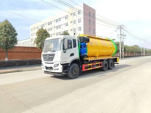 Dongfeng Tianjin เครื่องยนต์2เครื่องยนต์22ลูกบาศก์เมตรรถดูดสิ่งปฏิกูลเกียร์ธรรมดา - Product Image 6