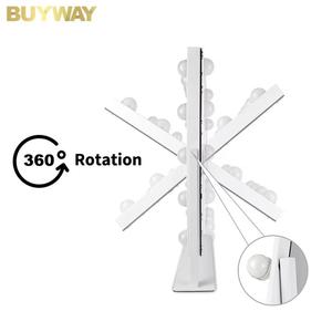 9 Bulbs LED <strong>Lighted</strong> Miroir Coiffeuse Portable Kosmetilk Spiegel Geote 3-Color Dimming Free 5X Magnifier MDF Vanity Makeup <strong>Mirror</strong> - Product Image 4
