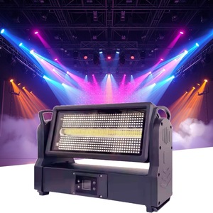 Projecteur LED extérieur IP65 Stroboscope 480x 0.5W Tube 144x 5W Total 1000W 4-en-1 RGBW Stroboscope Couleur Lumière Mobile Wash pour Festivals - Product Image 1