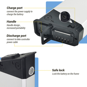 Batterie de remplacement pour vélo électrique 48V pour Jasion <span class=keywords><strong>Hunter</strong></span> Pro <span class=keywords><strong>X</strong></span> <span class=keywords><strong>Hunter</strong></span> HITWAY BK10 Vélo électrique pliable - Product Image 3