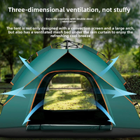 Tente de camping pop-up portable pour 1-2 personnes, abri solaire pour randonnée, ouverture en une seconde, idéale pour les voyages et la randonnée, fabrication OEM