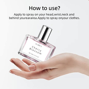 Perfume en spray de flor de cerezo, éxito de ventas, elegante y refinado, fórmula sin alcohol de 30 ml, suave y no irritante, fresco y elegante. - Product Image 5