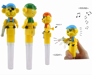 Éclairer Pirate Ours Avec Son Pour Enfants En Gros Jouets De Bonbons Avec Bonbon Dur - Product Image 2