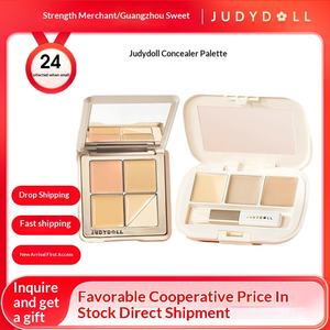 Judydoll - Paleta de <span class=keywords><strong>Corrector</strong></span> Hidratante de Larga Duración de Cinco Colores, Cubre las Ojeras, Diseño Francés - Product Image 4