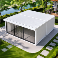 Boutique-restaurant modulaire personnalisée en conteneur, bâtiment commercial préfabriqué à démontage rapide, directement de l'usine Ray-Zen