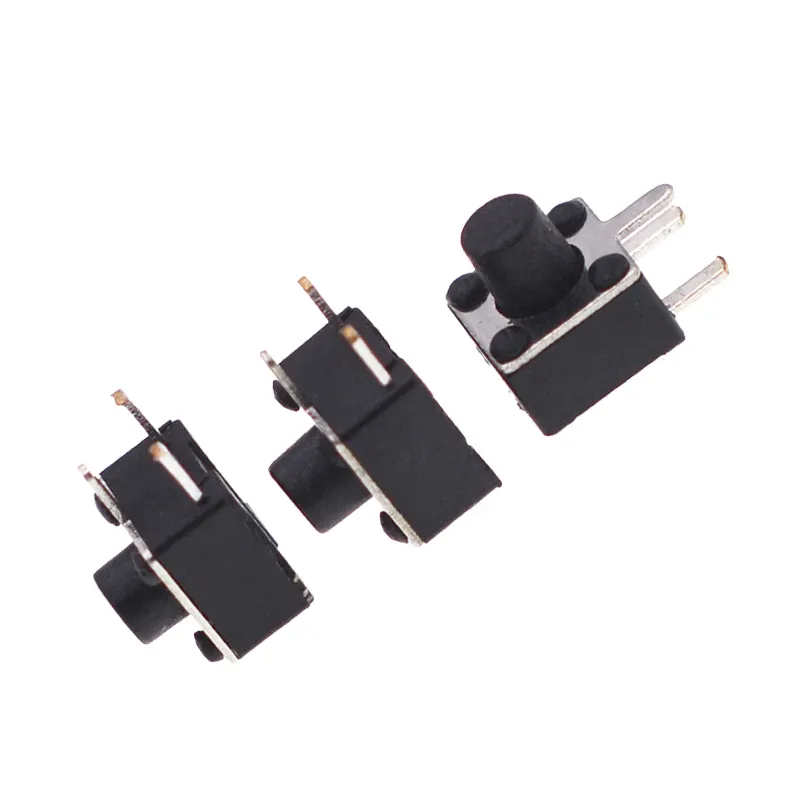 YZA-061 4.5*4.5*3.8-8MM Horizontal prongs Side 3Pin pushbutton switch light press mini switch