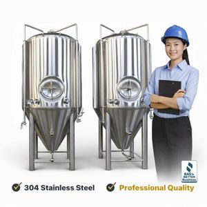 Customizable 1000L Stainless Steel Cooling Jacketed Beer Fermenter Fermentation Tanks With Insulation - Product Image 2