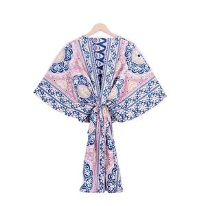 Kaftan en coton fait main le plus vendu pour femme, imprimé floral, écologique, style ample, tenue décontractée d'été, idéal pour se détendre au printemps - Product Image 4