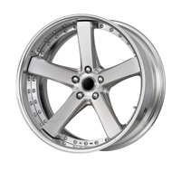 Rines de Aleación de Aluminio Forjado de Perfil Cóncavo Profundo de 18-24 Pulgadas, 5x112 5x114.3 PCD para Benz C50 C43 E53 E63 E300 E350, Audi A4 A6, BMW X5 X6