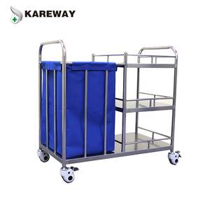 <span class=keywords><strong>Chariot</strong></span> médical en acier inoxydable avec bassin pour hôpital et hôtel, vente en gros d'usine - Product Image 3