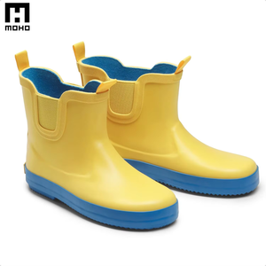 Bottes de pluie en caoutchouc durables OEM/ODM <span class=keywords><strong>pour</strong></span> enfants, imperméables, antidérapantes, chaussures d'hiver courtes <span class=keywords><strong>pour</strong></span> tout-petits, petits enfants, grands enfants - Product Image 1