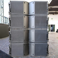 K210 Système de sonorisation professionnel Line Array Système de haut-parleurs d'extérieur double Line Array 10 pouces Boîte de haut-parleurs passifs