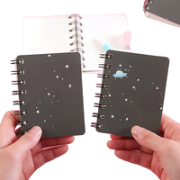 Conception personnalisée de carnet de notes A5 avec reliure spirale en couverture rigide en papier pour cadeau d'étude