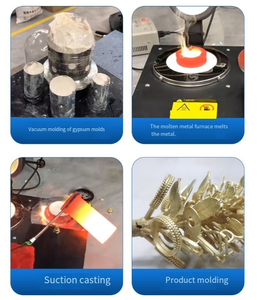 Stainless Steel Jewelry Refining <b>Melting</b> Machine With Engine High-Accuracy Continuous Casting Equipment for Gold Silver Lost <b>Wax</b> - Product Image 6