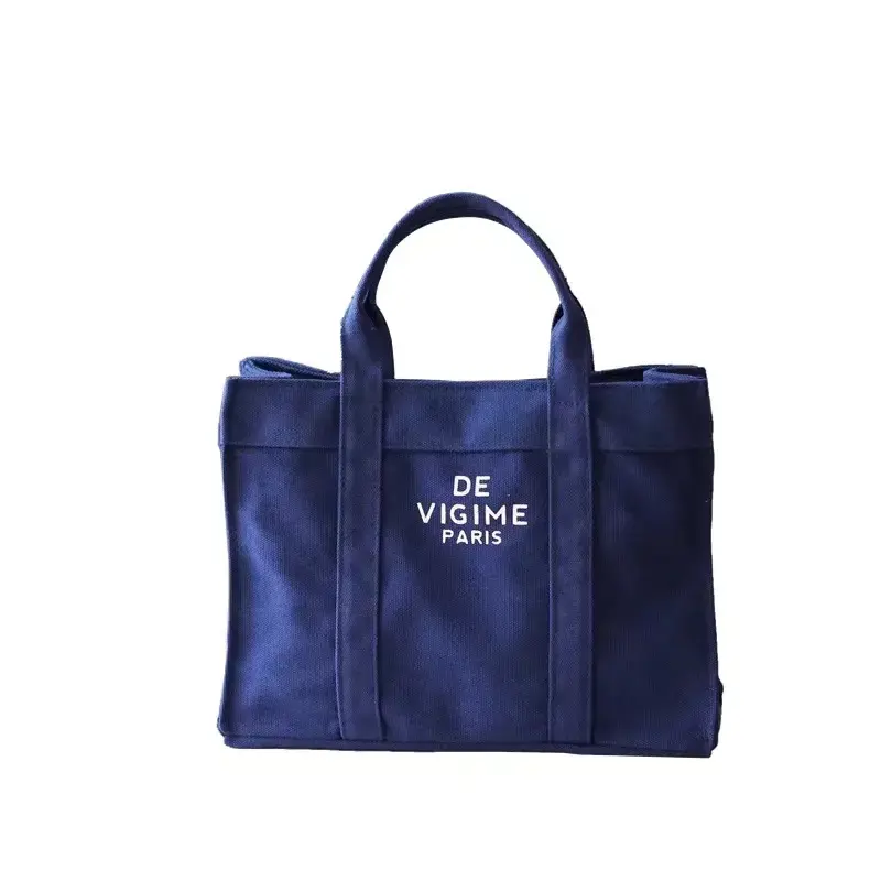 حقيبة تسوق للنساء قابلة لإعادة الاستخدام بتصميم حر، حقيبة هدايا من قماش مخملي سميك صديقة للبيئة من القطن، حقيبة جراب للأعياد