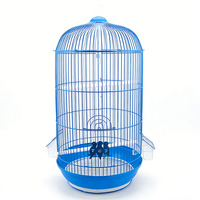 Cage à oiseaux grande et respirante en fil de fer soudé, à espaces étroits, avec revêtement artistique, pour perruches et agapornis, fabrication chinoise, durable, directement de l'usine