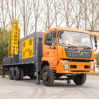 Foreuse Montée sur Camion pour Puits d'Eau et Forages de 100m, 300m, 500 Mètres avec Compresseur d'Air
