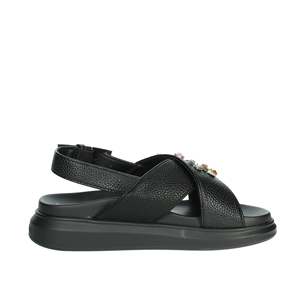 Shop Art Women's Low <b>Sandal</b> SASS240758 Black Flat <b>Sandals</b> - Product Image 4