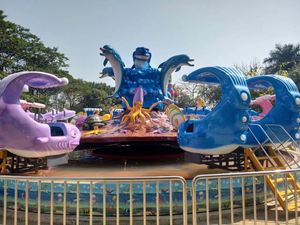 Atracciones de Parque de Diversiones Shark Island para Uso en Interiores y Exteriores, Fabricadas en Fibra de Vidrio y Metal, para Centros Comerciales - Product Image 5