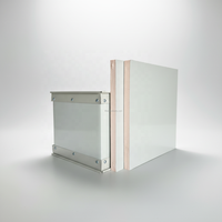 Panneau en mousse phénolique à double face en aluminium, forme rectangulaire, longue durée de vie, durable, plaque de conduit d'air HVAC pour usage hospitalier