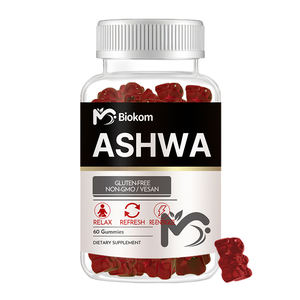 OM/ODM สารสกัดจากสมุนไพร KSM-66 Ashwagandha Gummies อาหารเสริมที่มีวิตามิน D2สำหรับบรรเทาความเครียดและผ่อนคลาย - Product Image 1